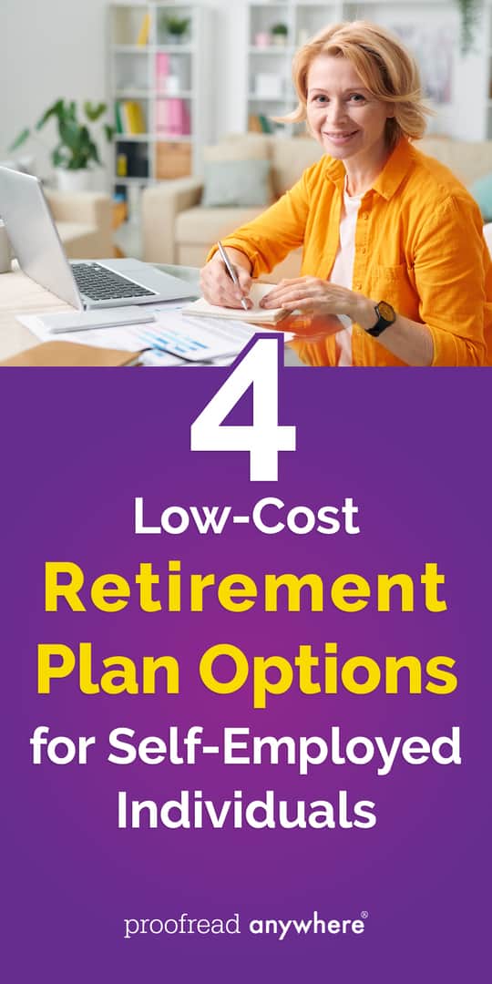 Smart retirement plan options for self-employed people