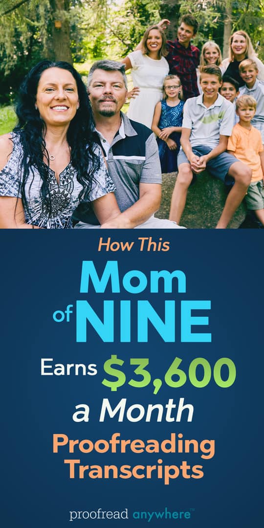 Earn money proofreading transcripts like Elisa and contribute to your family’s income