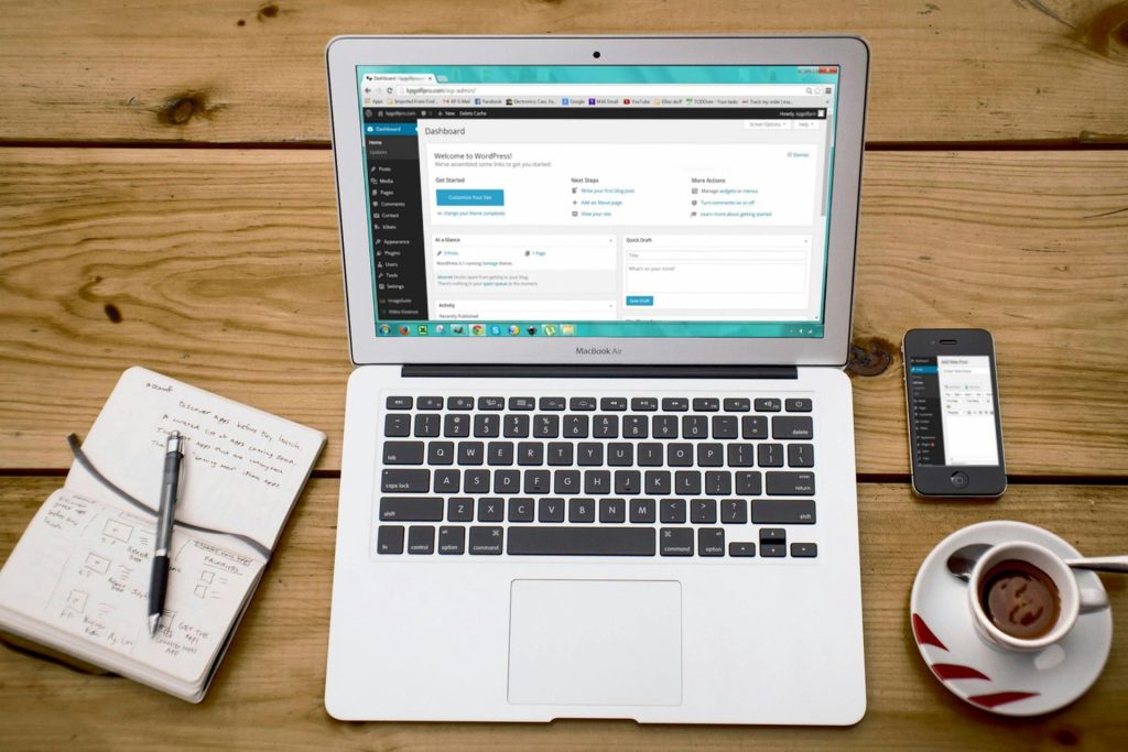 laptop computer showing AI tools 