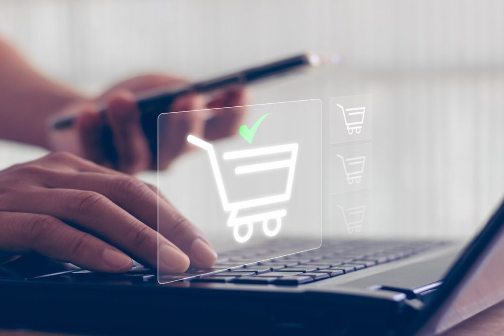 completed online payment graphic