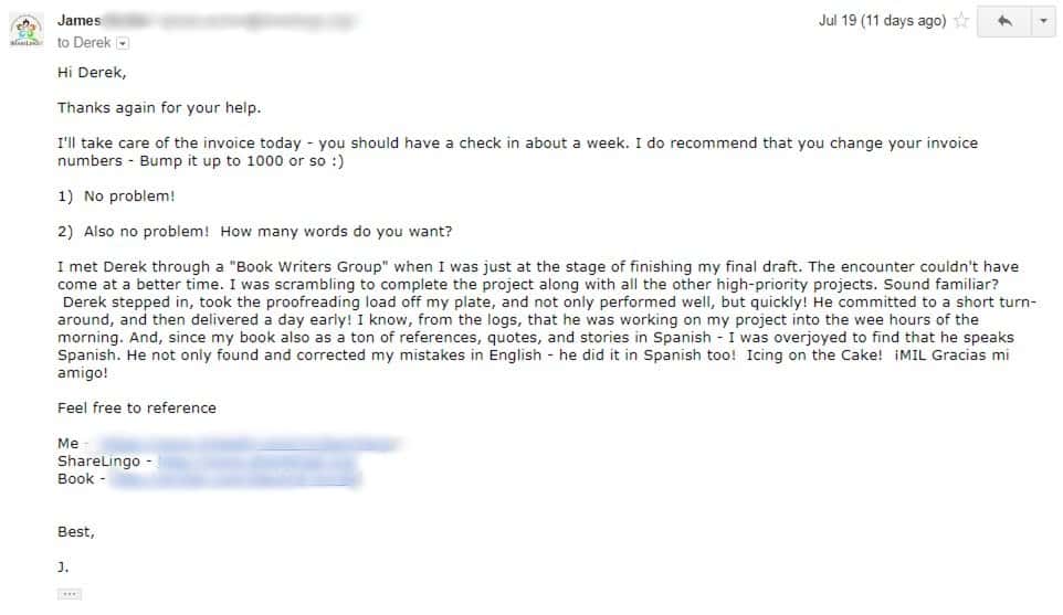 General proofreading is a GREAT way to earn money!