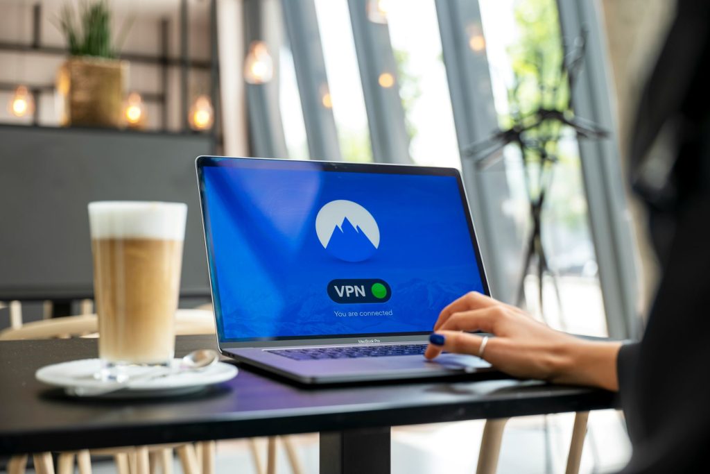 working at a computer with a reliable internet connection 