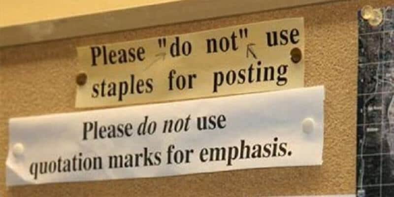 Don’t let quotation marks trip you up