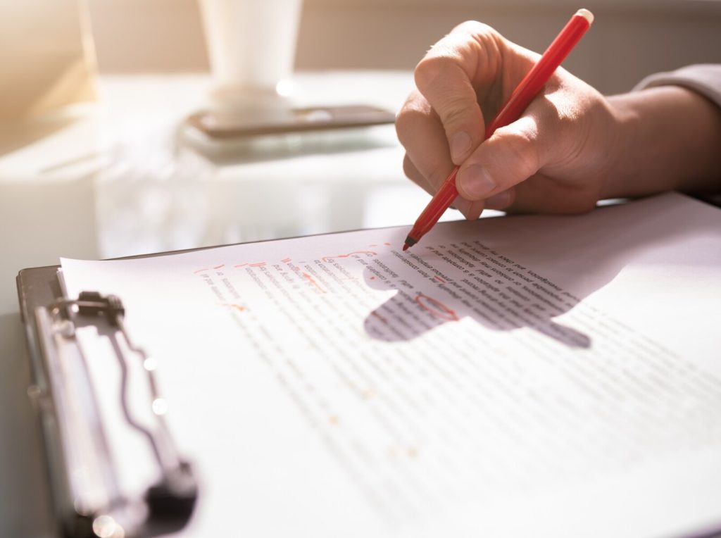 Script Grammar And Spelling Edit. Book Text Proofreading