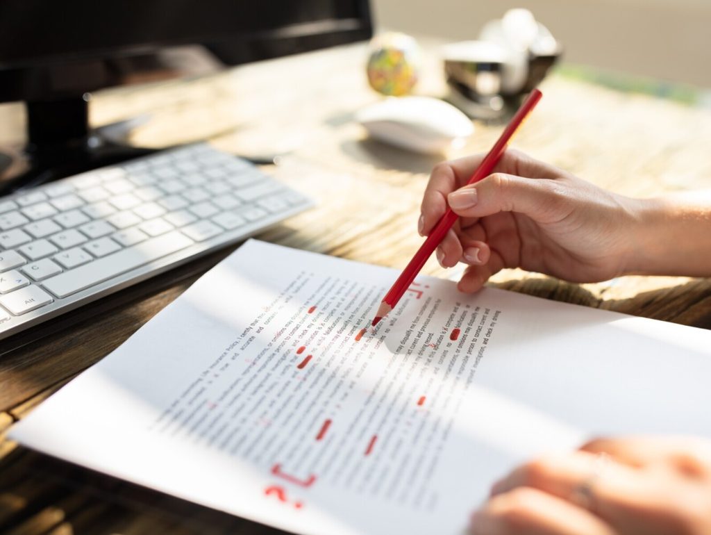 proofreading from home