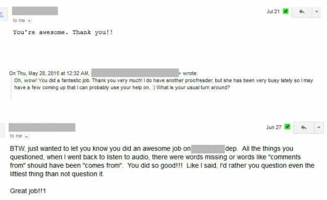 What Jerrica's clients are saying