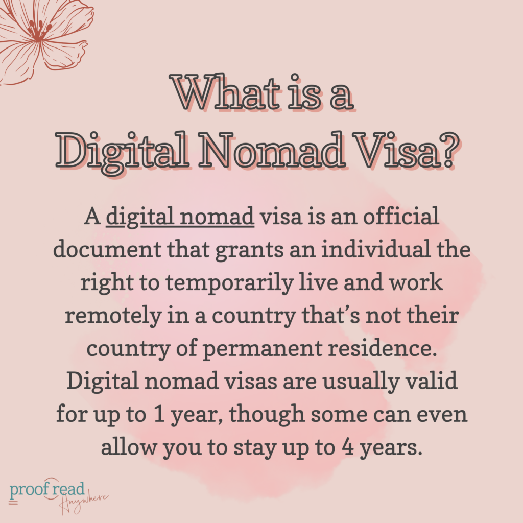 What is a digital nomad visa? 