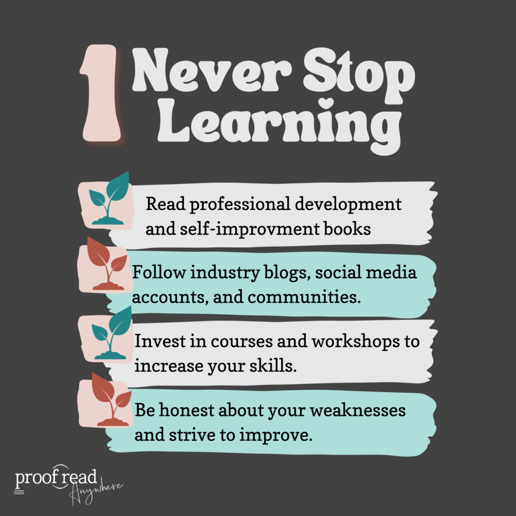 Never Stop Learning
