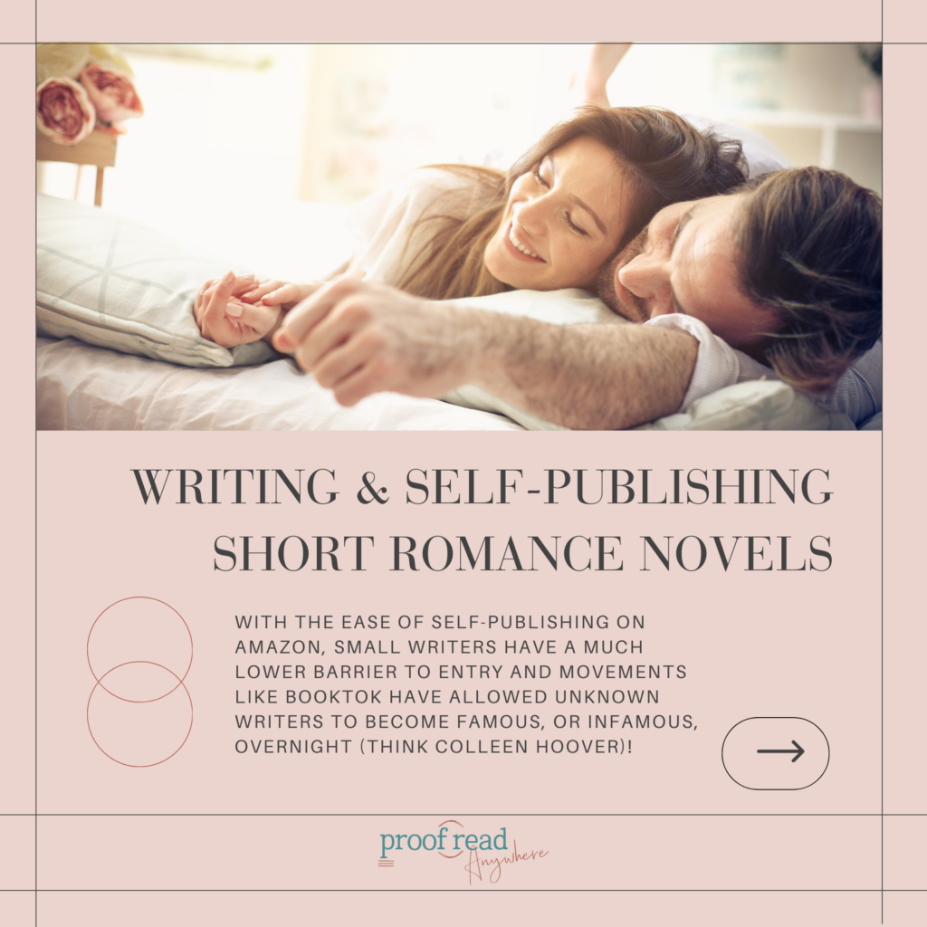 Writing and Self-publishing short romance novels