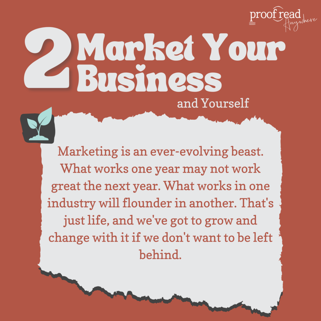 Market your business and yourself