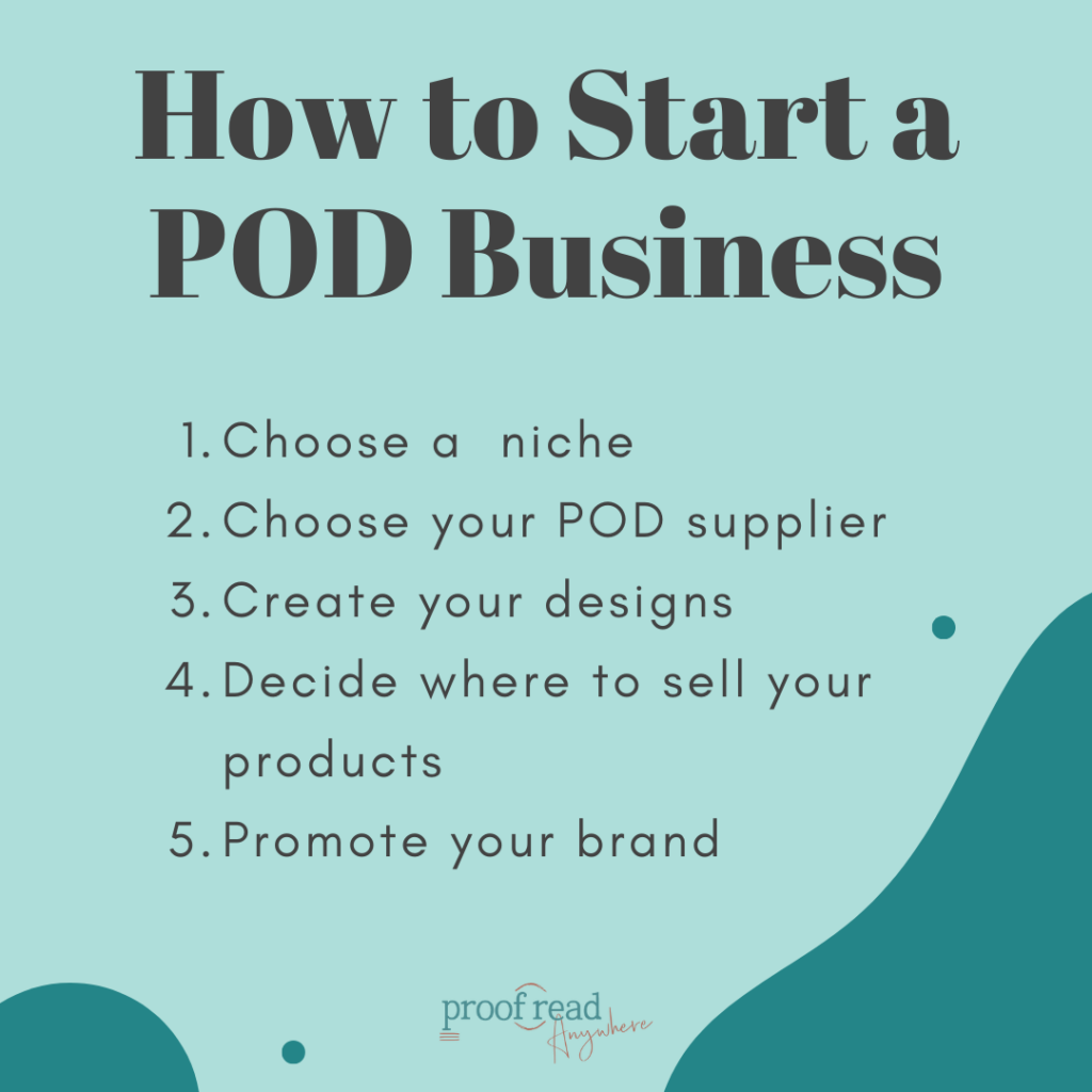 How to start a print-on-demand business