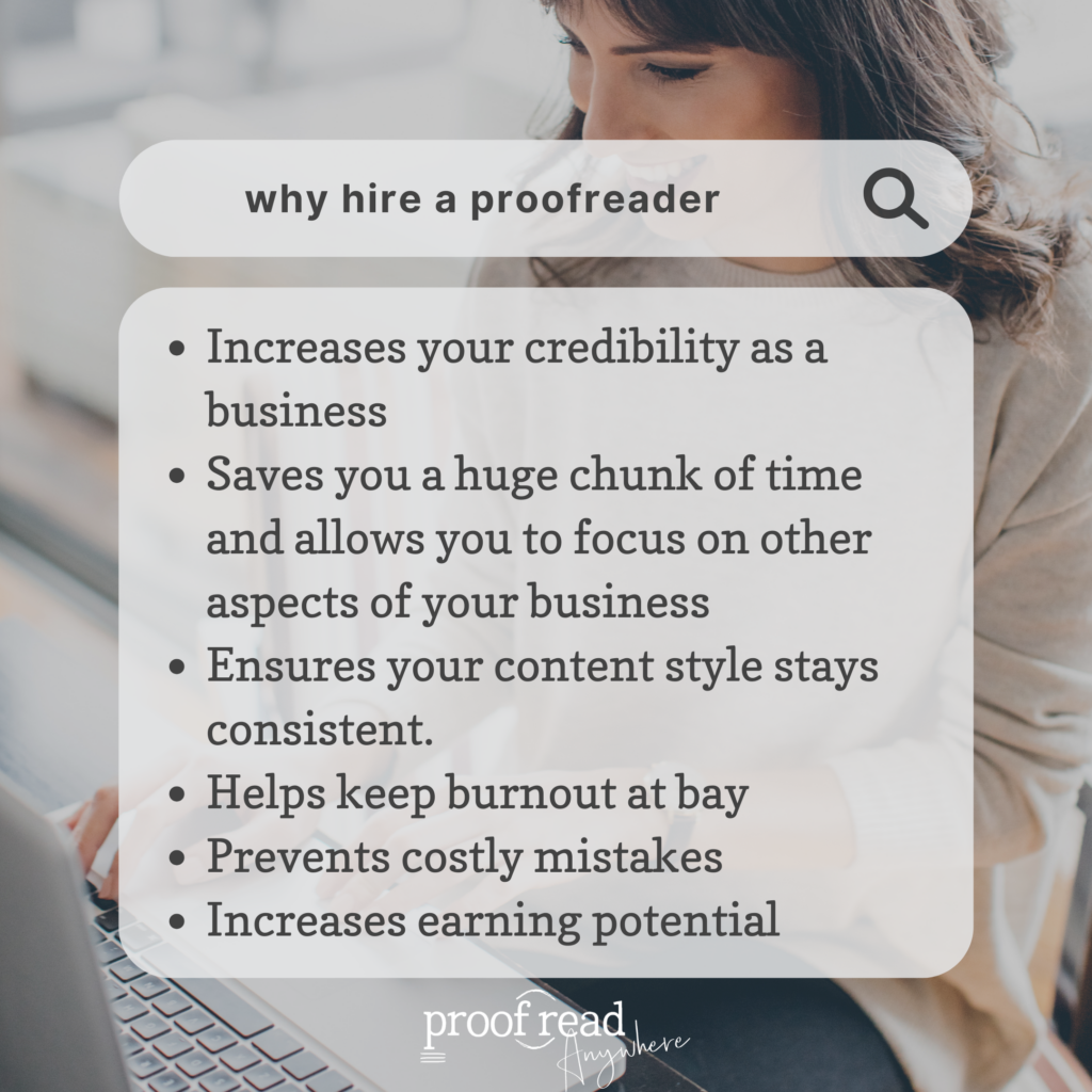 why hire a proofreader
