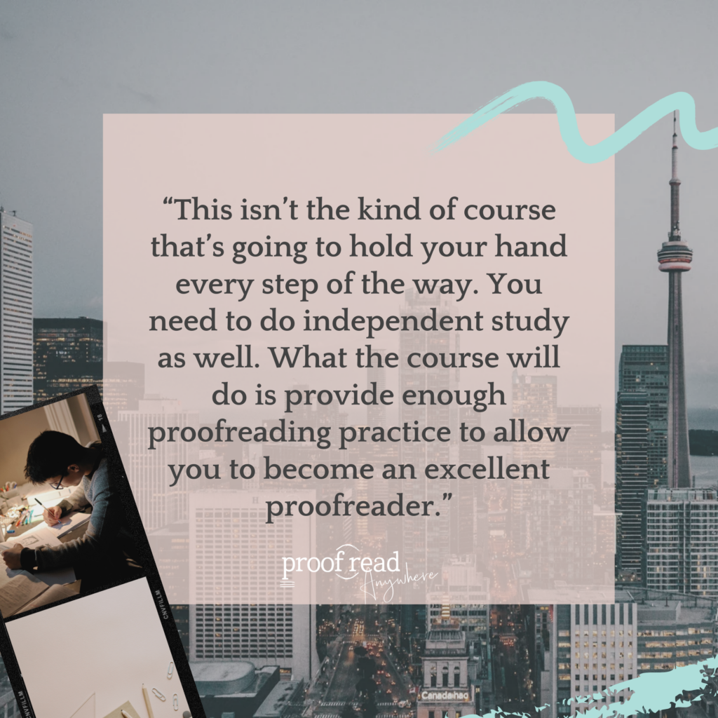 Advice for proofreading students